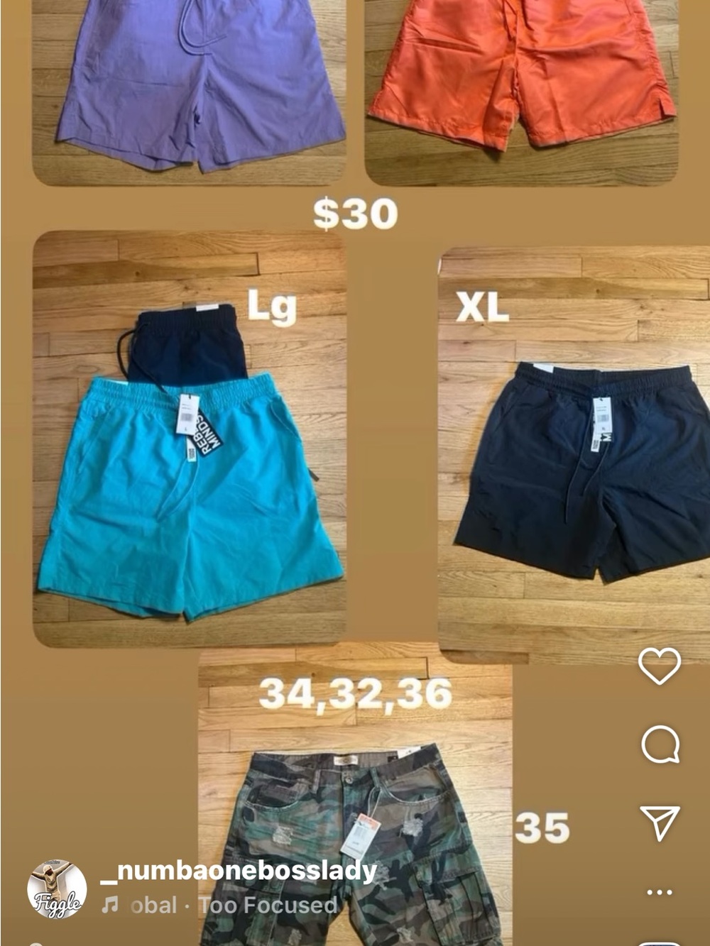 Men's Drawstring Shorts - Unbranded
